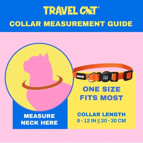 “The Travel Cat” Breakaway Cat Collar