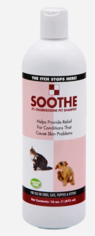 Showseason Soothe 3% Chlorhexidine Pet Shampoo 16oz
