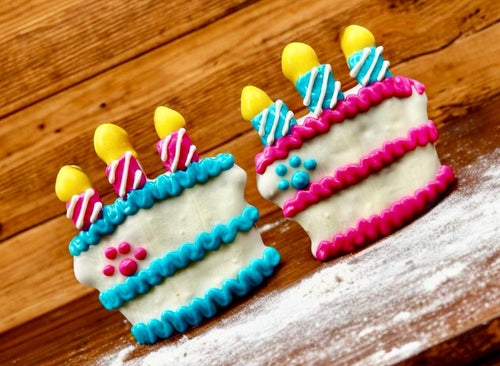 Make a wish Cake dog treats