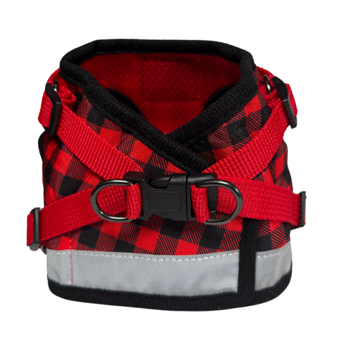 The Pawsitively Plaid Limited Edition Buffalo Plaid Cat Harness