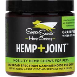 SUPER SNOUTS HEMP DOG BROAD CBD CHEW JOINT 30 COUNT