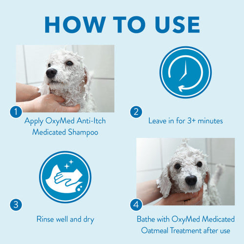 TropiClean OxyMed Medicated Anti-Itch Shampoo for Pets (20-oz)