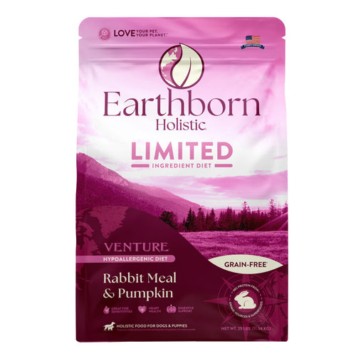 Earthborn Holistic Venture Limited Ingredient Diet Grain-Free Dry Dog Food 25# * Special Order*