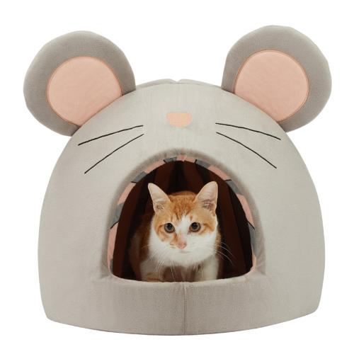 Outward Hound Novelty Pet Hut Covered Domed Cat Bed (Small)