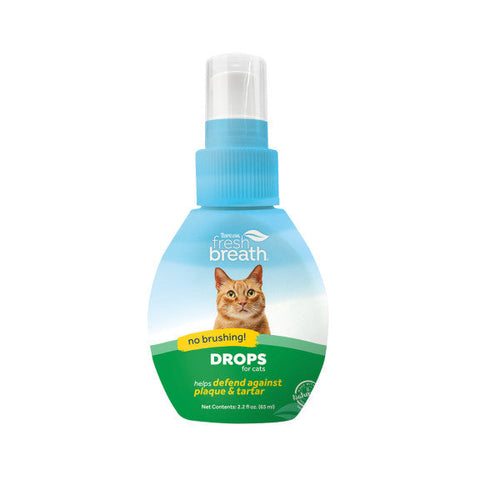 TropiClean Fresh Breath Oral Care Drops for Cats