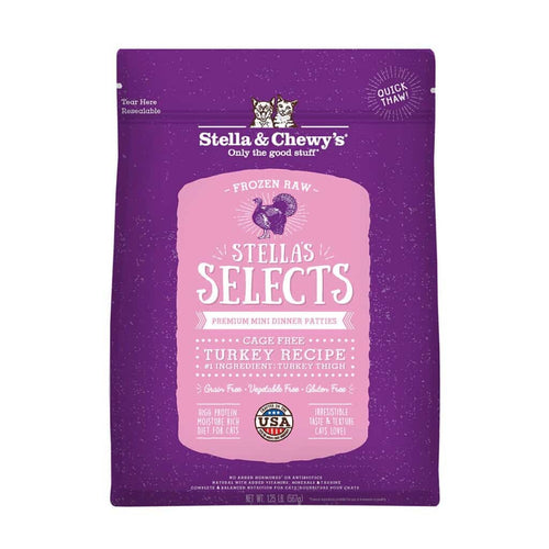Stella & Chewy's Stella's Selects Cage-Free Turkey Frozen Raw Cat Food - SFW