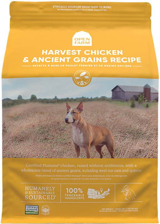 Open Farm Harvest Chicken & Ancient Grains Dry Dog Food
