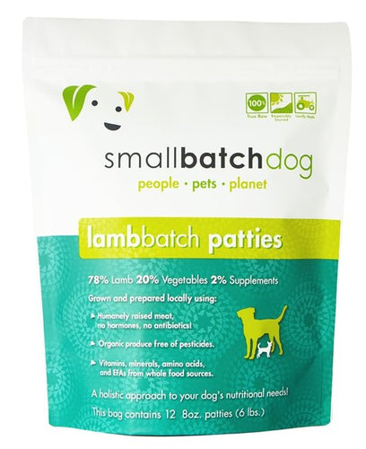 Smallbatch Lambbatch Frozen Dog Food - SFW