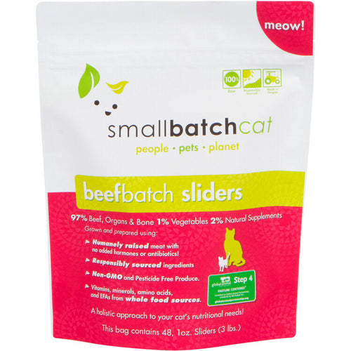 Small Batch Frozen BeefBatch Cat Food - SFW