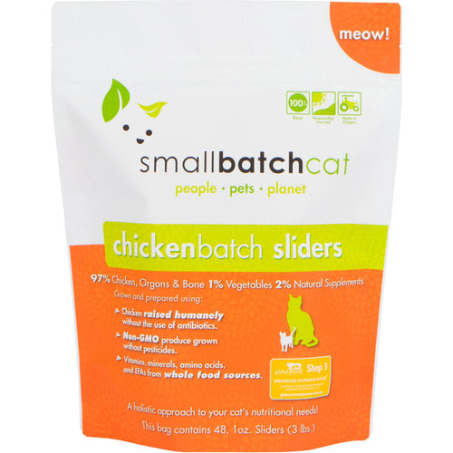 Small Batch ChickenBatch Frozen Cat Food - SFW