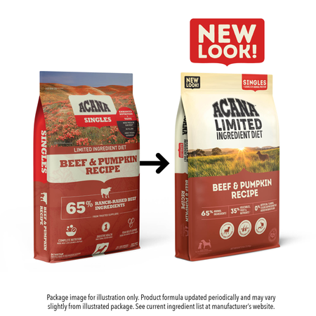 ACANA Singles Beef & Pumpkin Recipe Dry Dog Food *Special Order*