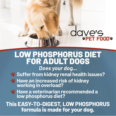 Dave's Restricted Phosphorus Crumbles Dog Food