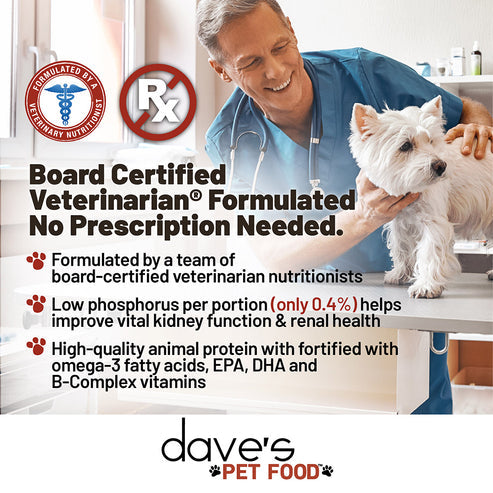 Dave's Restricted Phosphorus Crumbles Dog Food