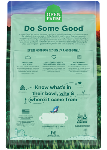 Open Farm Goodbowl™ Harvest Chicken & Brown Rice Recipe for Dogs - SFW