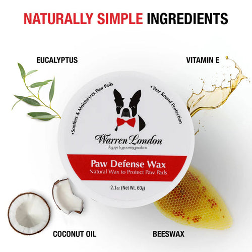 Warren London Paw Defense Wax Soothes Moisturizes and Protects Dog's Paw Pads