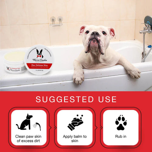 Warren London Paw Defense Wax Soothes Moisturizes and Protects Dog's Paw Pads