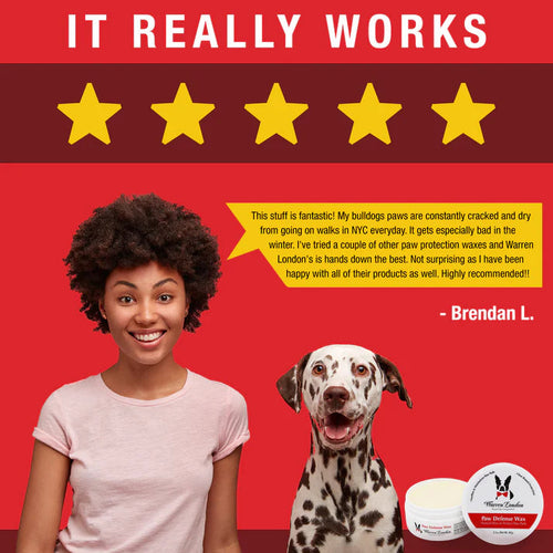 Warren London Paw Defense Wax Soothes Moisturizes and Protects Dog's Paw Pads