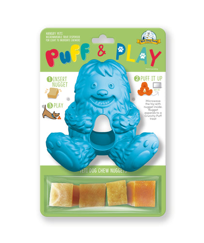 Yeti Dog Chews Yeti Puff and Play Dog Toy