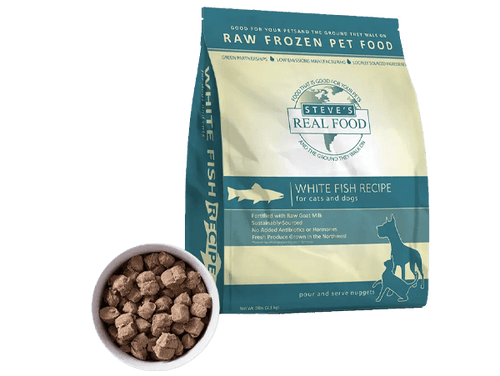 STEVE'S REAL FOOD DOG & CAT FROZEN WHITEFISH - SFW
