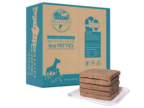 STEVE'S REAL FOOD DOG & CAT FROZEN WHITEFISH - SFW