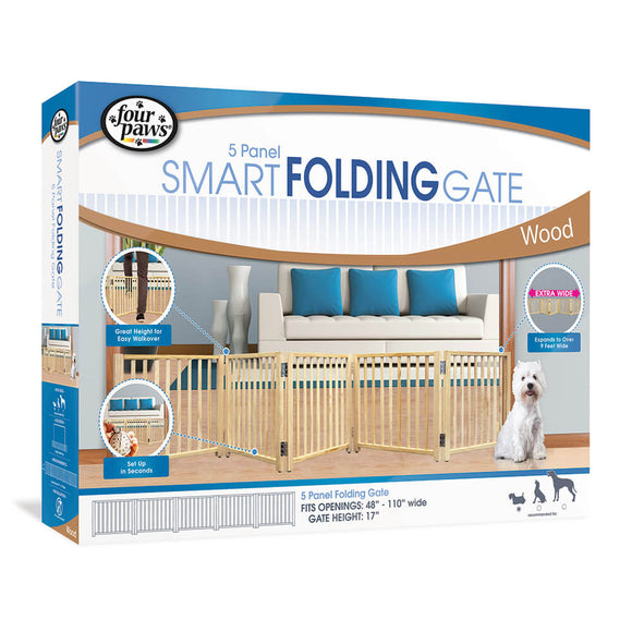 Four Paws® 5-Panel Folding Gate