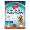 Simple Solution Disposable Male Dog Wraps