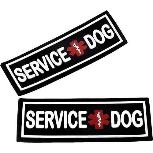 Dogline Service Dog 3D Rubber Patches