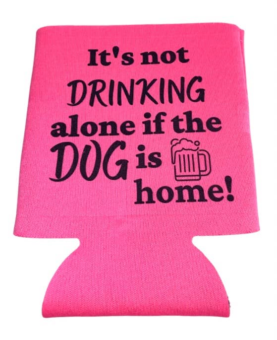 Good Boy Dog Beer - PINK Dog Beer Koozies! - choose funny saying on pink koozies