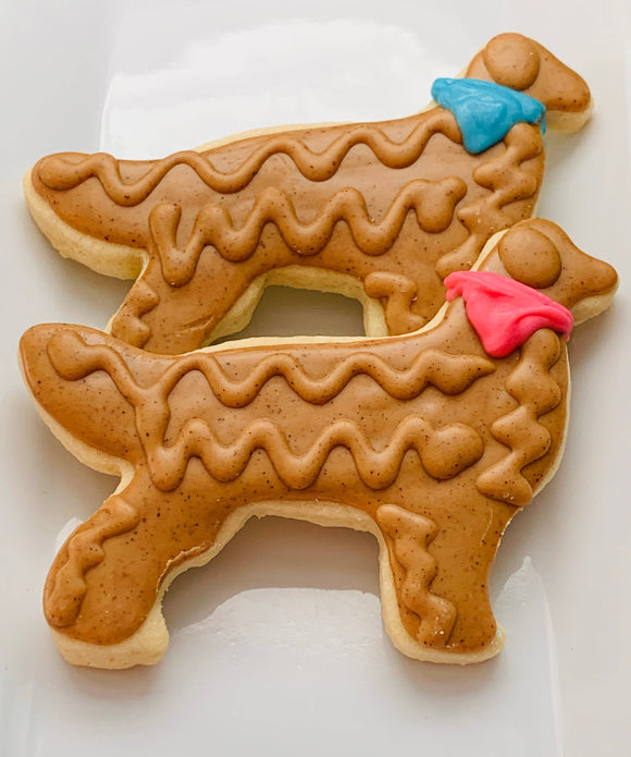 Peanut Butter Golden Retriever Cookie