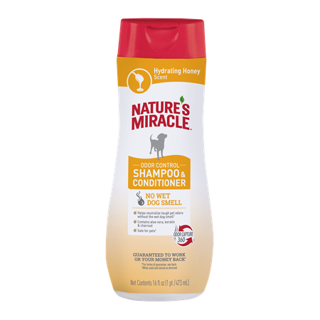 Nature's Miracle Odor Control Shampoo & Conditioner Hydrating Honey Scent