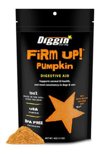 Diggin Your Dog Firm Up! Pumpkin Apple Pectin Fiber Supplement