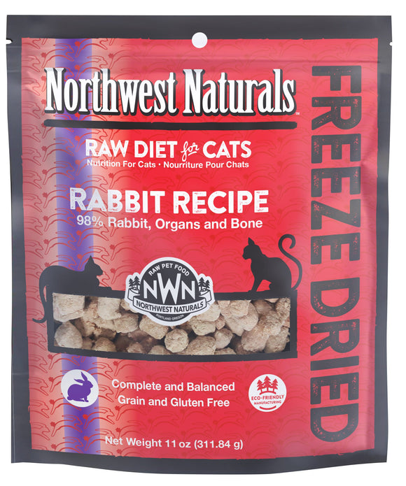 Northwest Naturals Frozen Cat Nibbles Rabbit