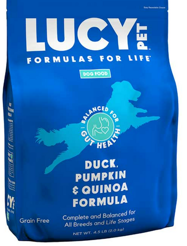 Lucy Pet Duck, Pumpkin and Quinoa Dog Food-Exclusive Gut Health Formula