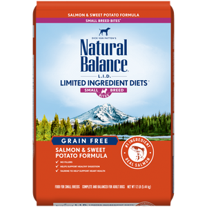 Natural Balance L.I.D. Limited Ingredient Diets® Grain Free Salmon & Sweet Potato Small Breed Bites® Dry Dog Formula