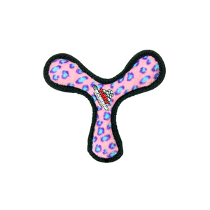 Tuffy® Jr. Boomerang Pink Leopard Dog Toy