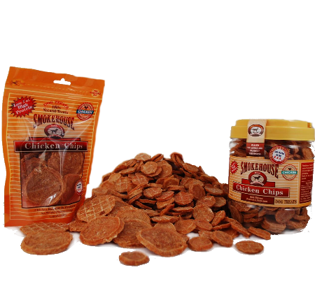 Smokehouse 100-Percent Natural Chicken Chips Dog Treats (8 oz)