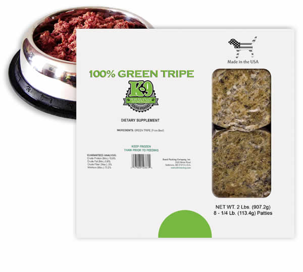 Green tripe for puppies shops