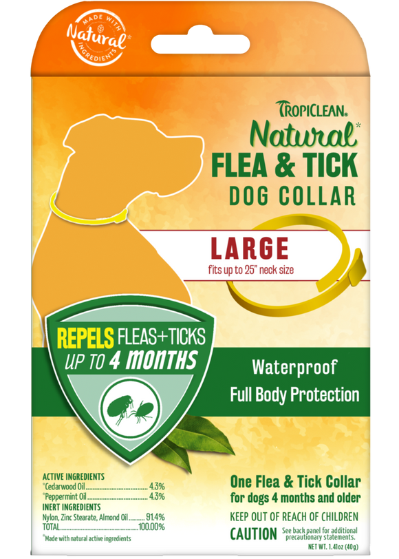 TropiClean Natural Flea & Tick Repellent Collar