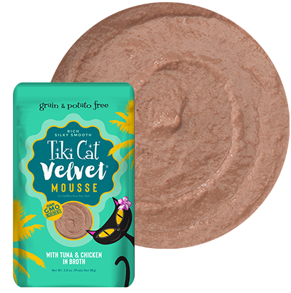 Tiki Cat® Velvet Mousse™ Tuna & Chicken in Broth